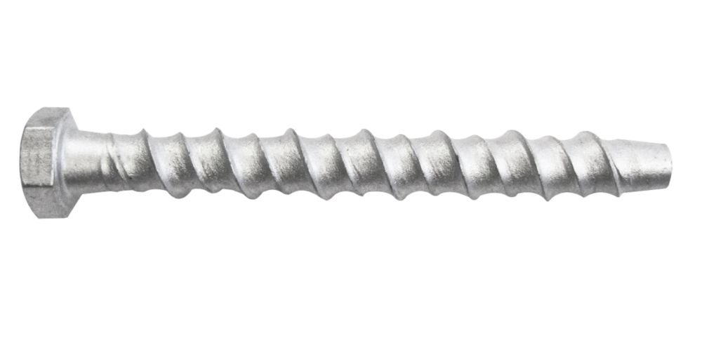 Vis à métaux de maçonnerie Rawlplug LX x 90mm, lot de 10