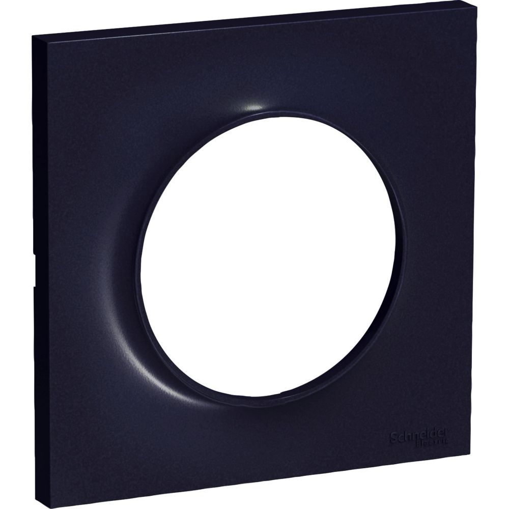 Plaque de finition 1 poste Odace Styl Anthracite Schneider