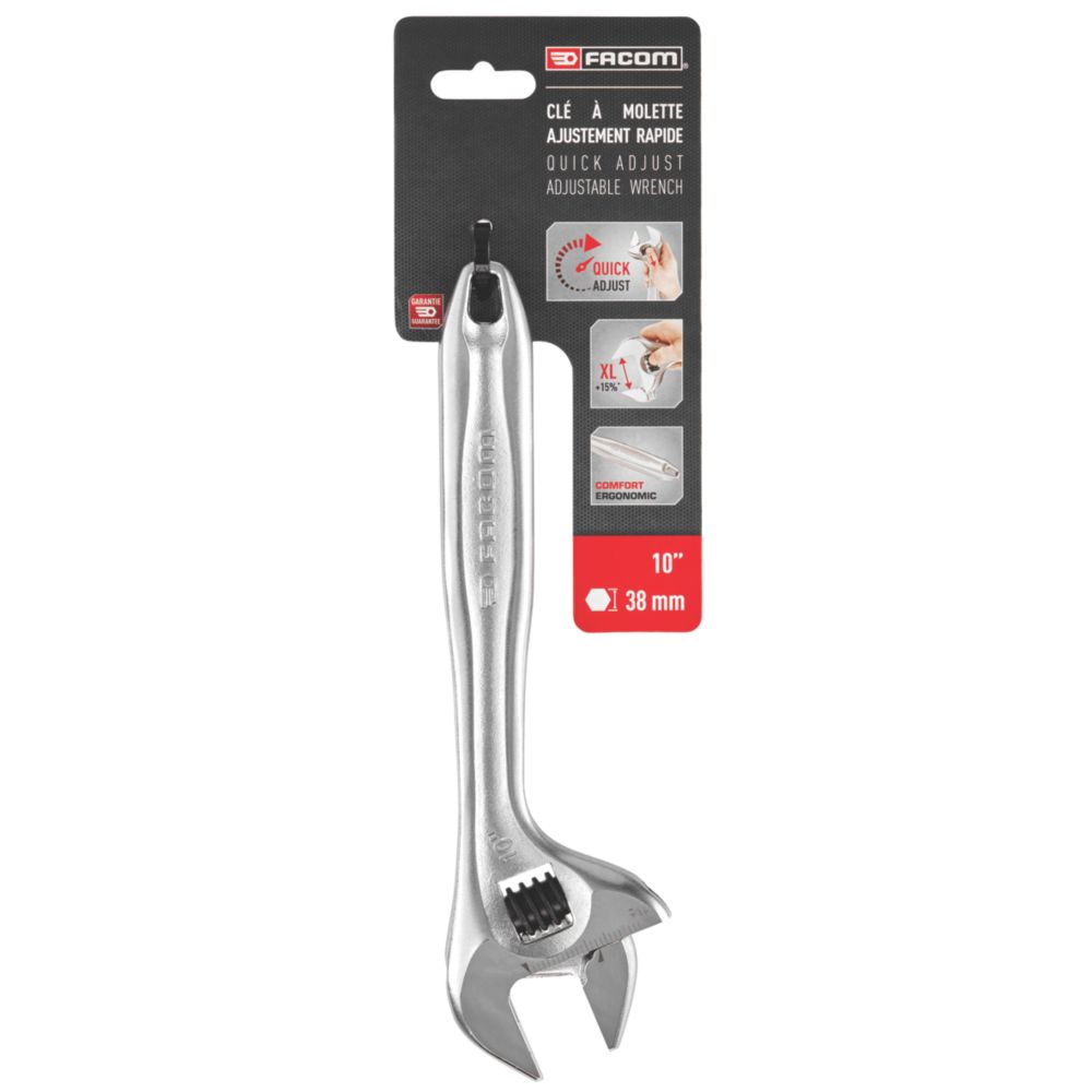 Clé métallique à réglage rapide Facom 254mm