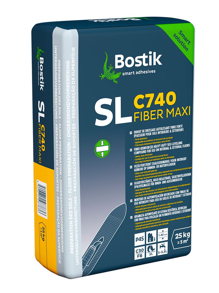Ragréage de sol C740 25kg Bostik