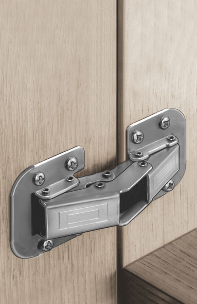 Charnières à montage facile en acier Hafele, 95mm, pack de 2
