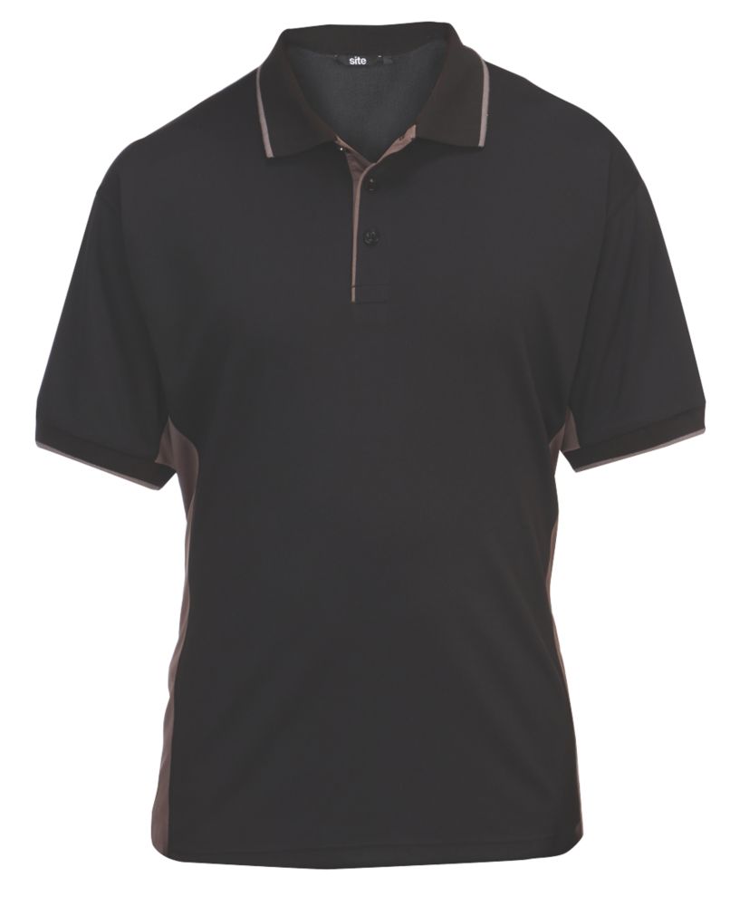 Polo anti-humidité Site Barchan noir taille L