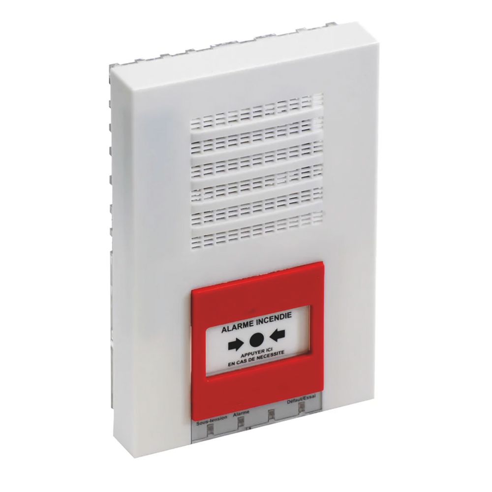 Alarme incendie Nugelec de type 4 avec point d'appel manuel