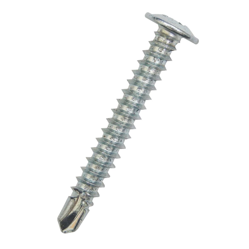 100 vis PVC à tête mince Easydrive en acier au carbone 4,8 x 50mm