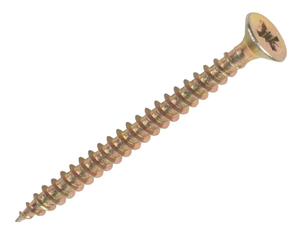 200 vis à double tête fraisée polyvalentes PZ Goldscrew 4,5 x 40mm