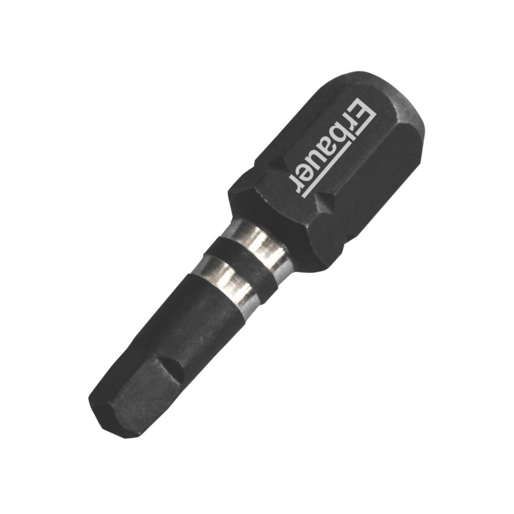 Jeu de 3 embouts de visseuse à choc SQ2 25mm Erbauer