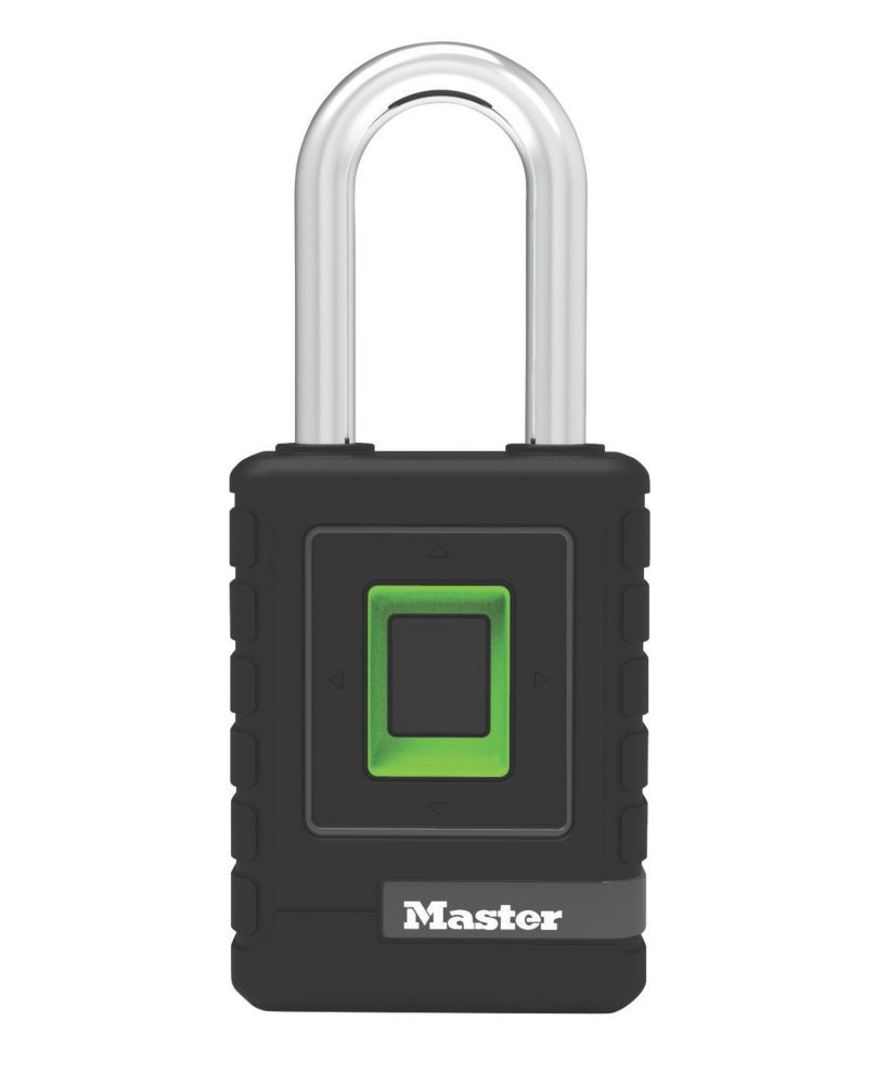 Cadenas biométrique à combinaison résistant aux intempéries en acier Master Lock 56mm