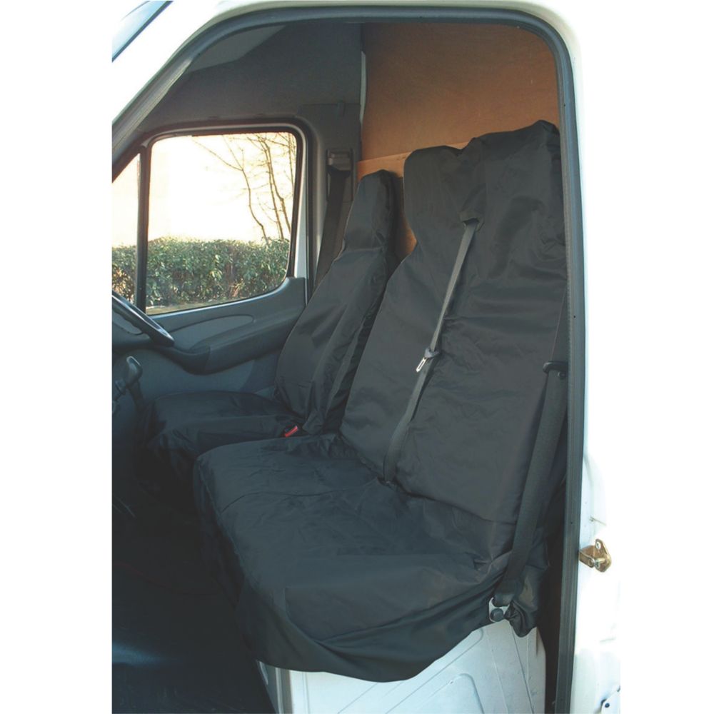 Lot de 2 housses de siège de camionnette universelles Maypole