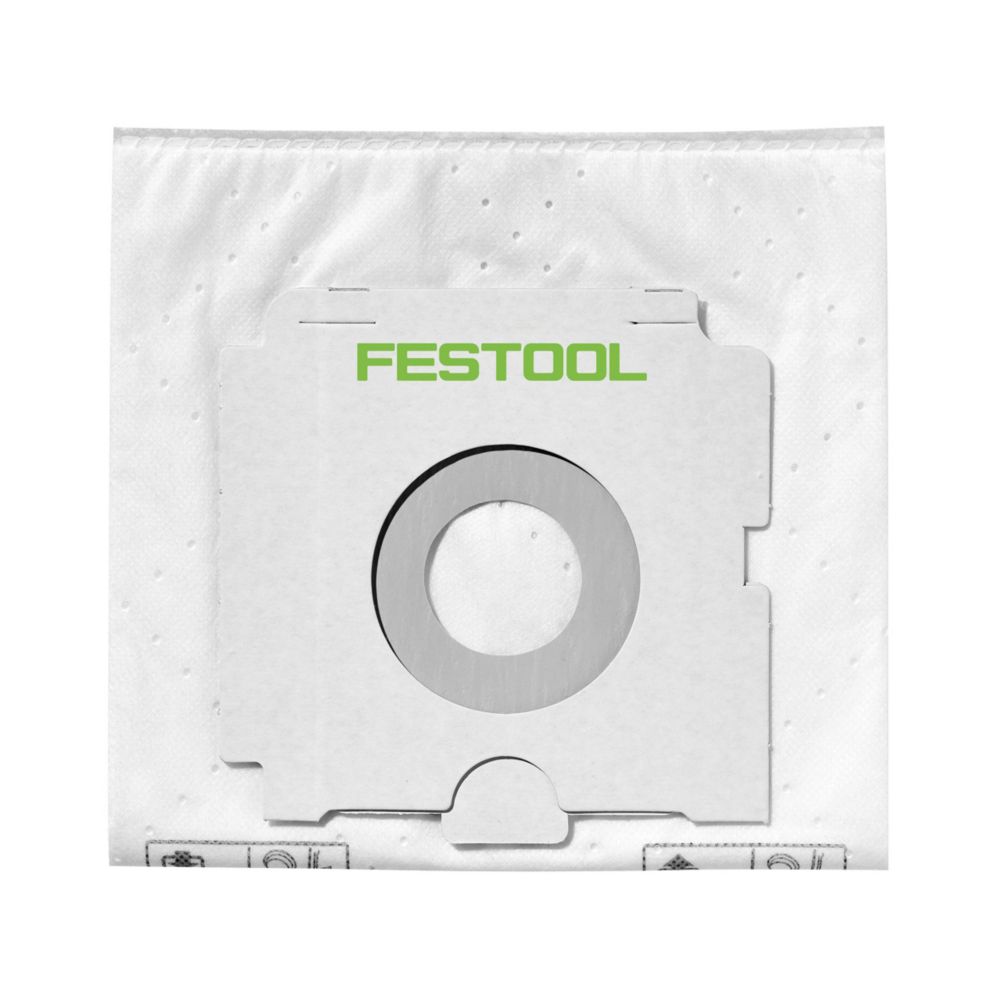 Pack de 5 sacs filtres classe M de 26L Festool SELFCLEAN SC FIS-CT 26/5