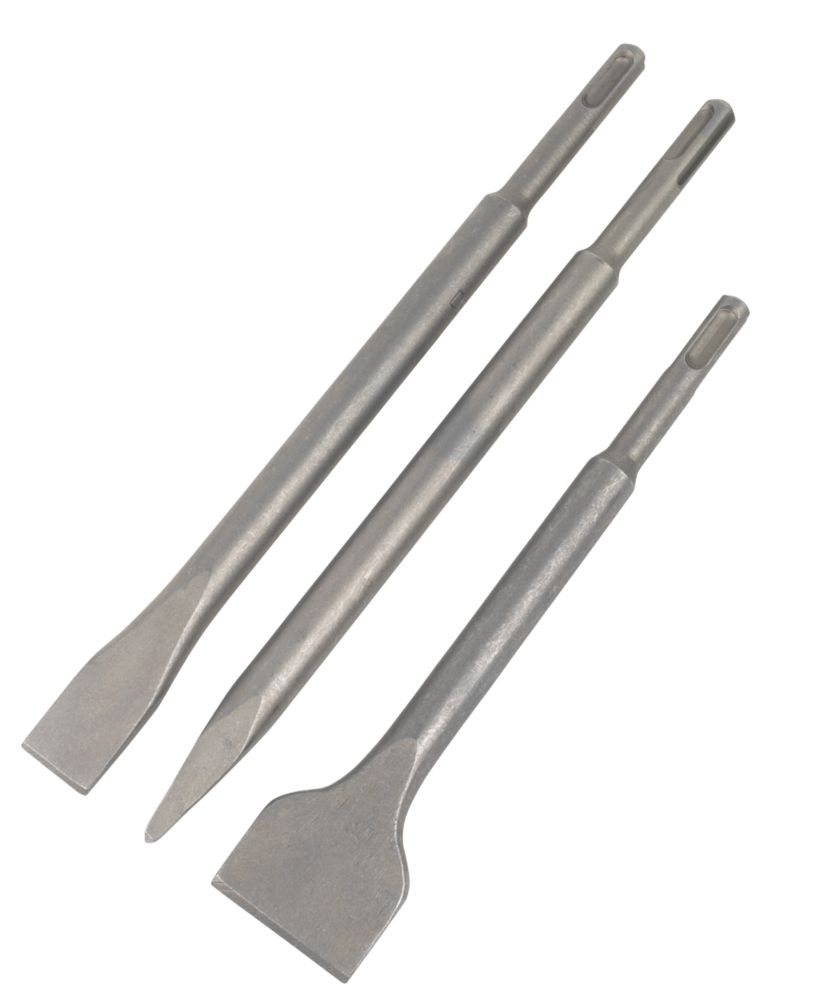 Jeu de 3 burins SDS Plus DeWalt