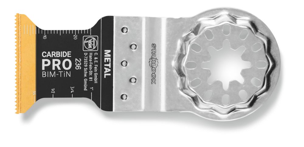 Lame plongeante en inox 32mm Fein