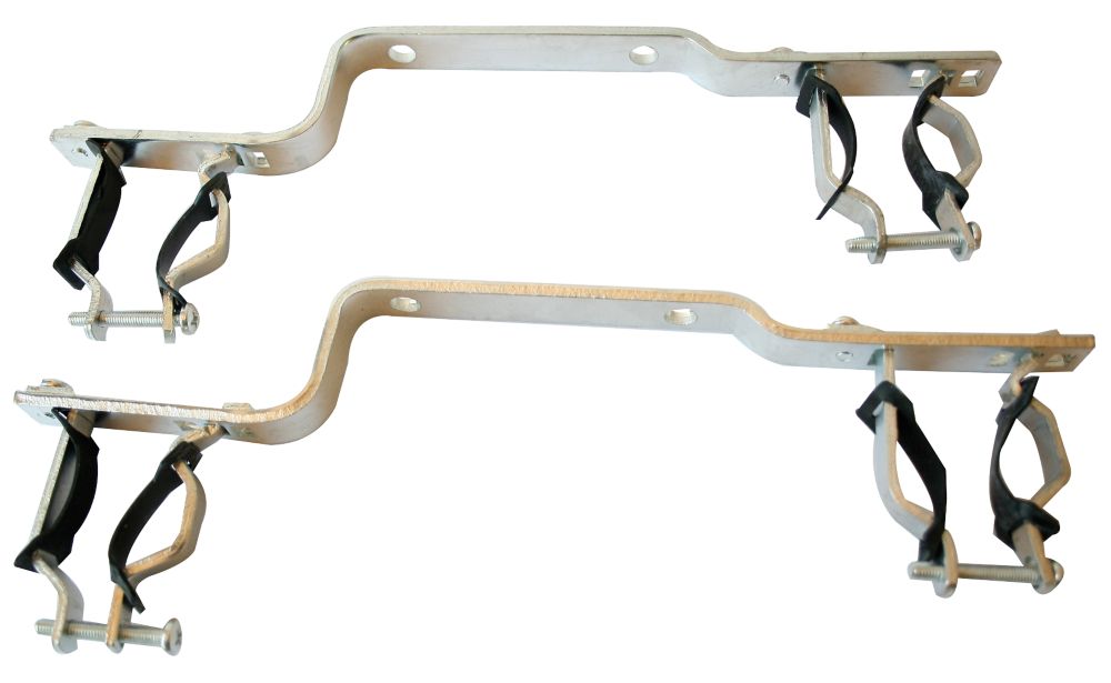 Supports de colleteur en acier inoxydable Fixoconnect, lot de 2