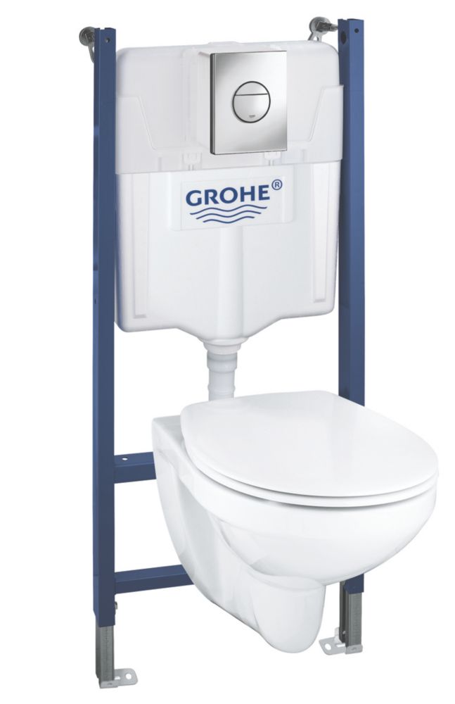 Pack WC suspendu 1135mm Solido Bau Sail Grohe