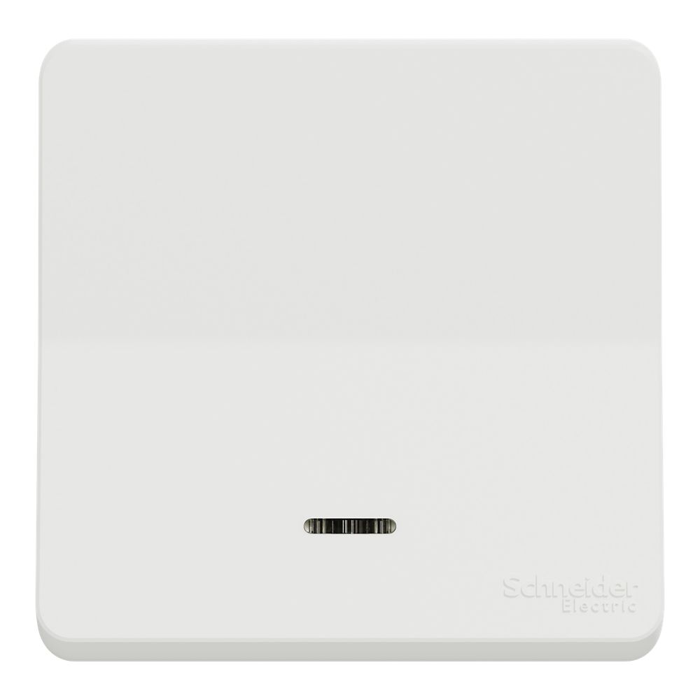 Bouton va-et-vient étanche lumineux composable Mureva 1 poste blanc Schneider