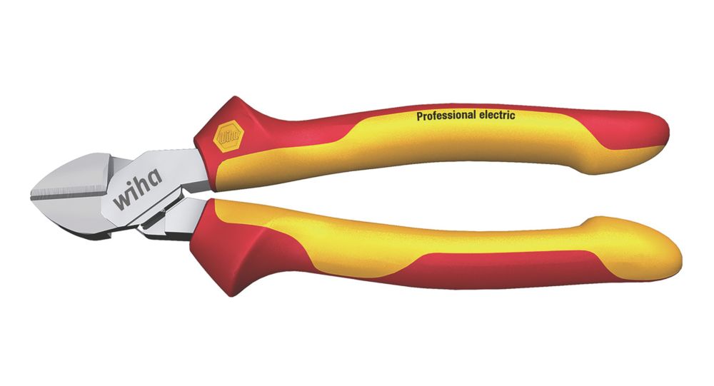Pince coupante diagonale électrique Wiha 6" (160mm)