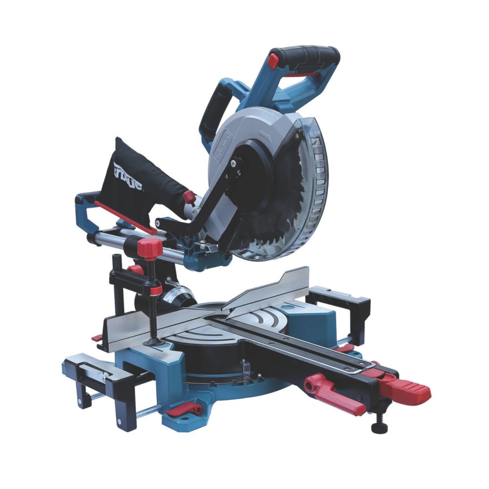 Scie à onglet coulissante double biseau filaire 254mm 240V Erbauer EMIS254S 1800W