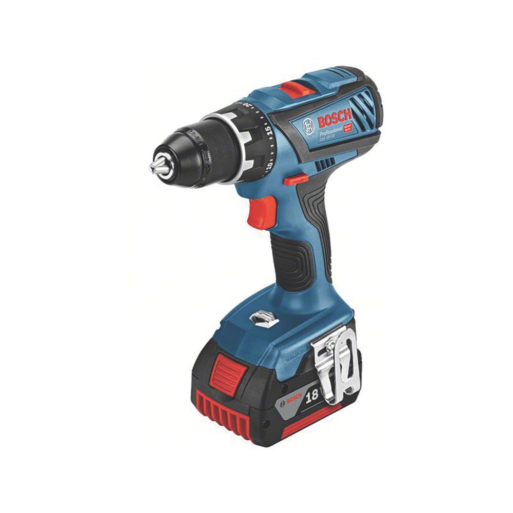 Perceuse visseuse sans fil brushless Bosch GSR 18V-28 2x4,0Ah Li-ion