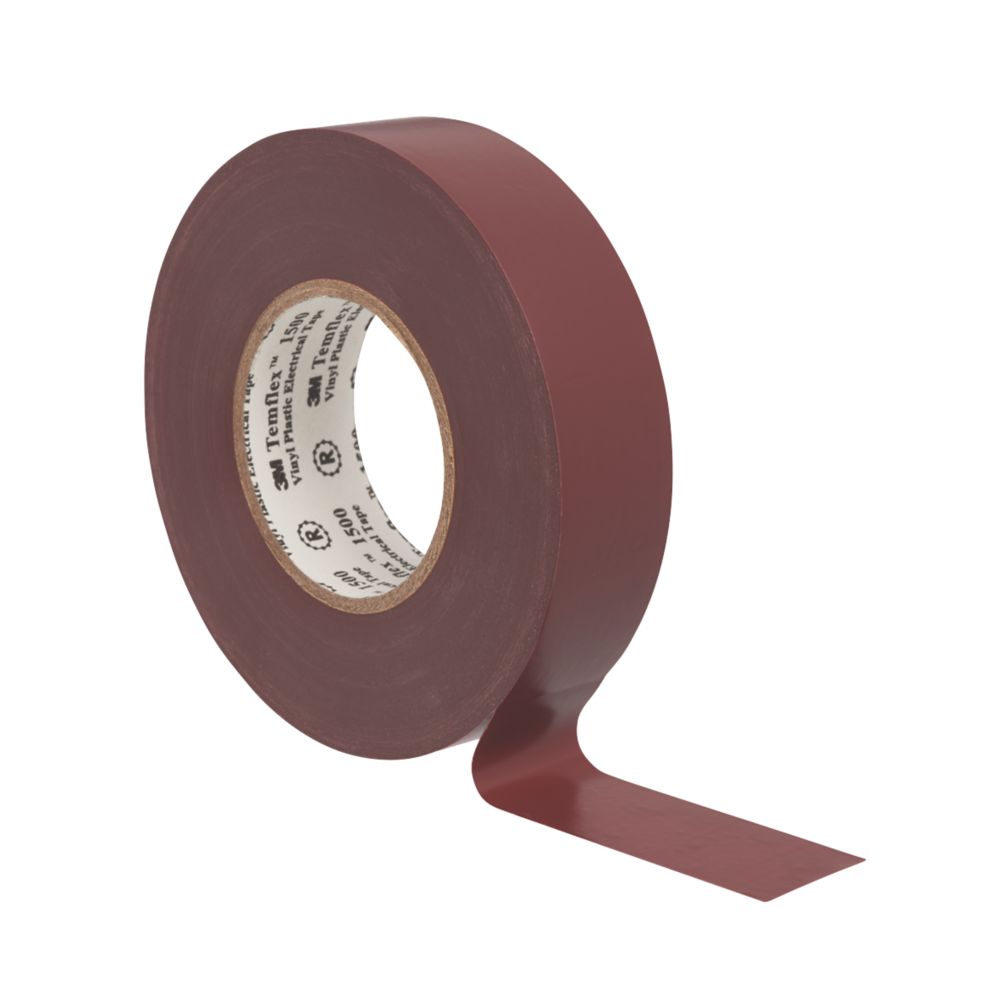 Ruban isolant 3M Temflex marron 25m x 19mm