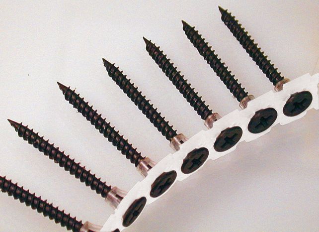 1 000 vis assemblées pour cloison sèche EasyDrive, filetage fin, phosphate noir, 3,5 x 32mm