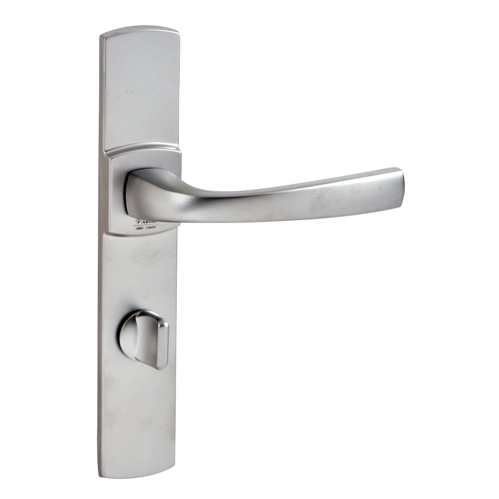Paire de poignées de porte pour WC Vachette MUZE chrome velours