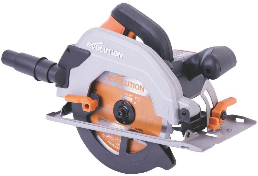 Scie circulaire multi-matériaux filaire 185mm 220-240V Evolution R185CCS / 027-0003C 1200W