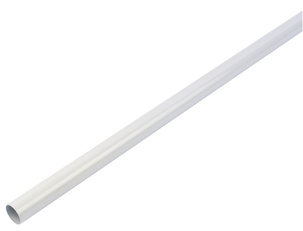 Tringle de penderie ronde Smith & Locke blanche 1219mm x 25mm