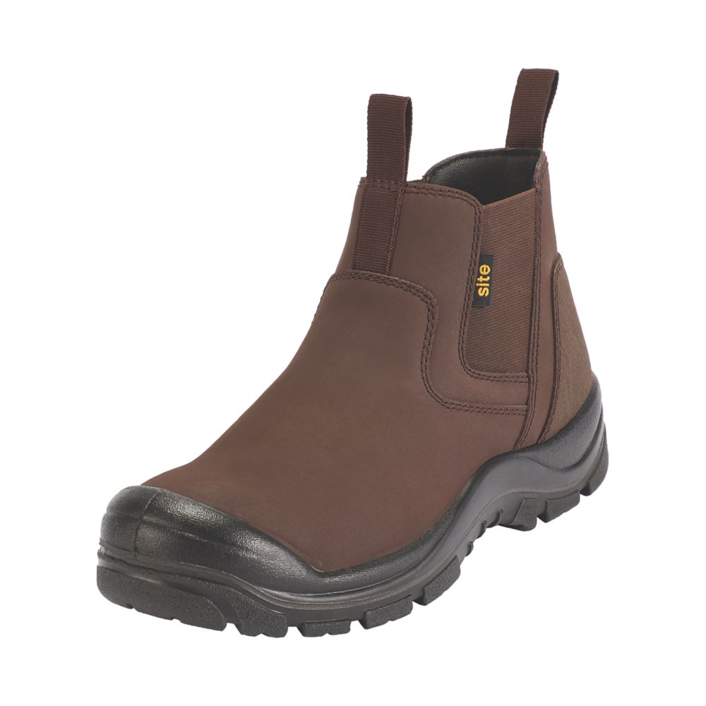 Bottines de sécurité S1 P Site Merrien marron pointure 42