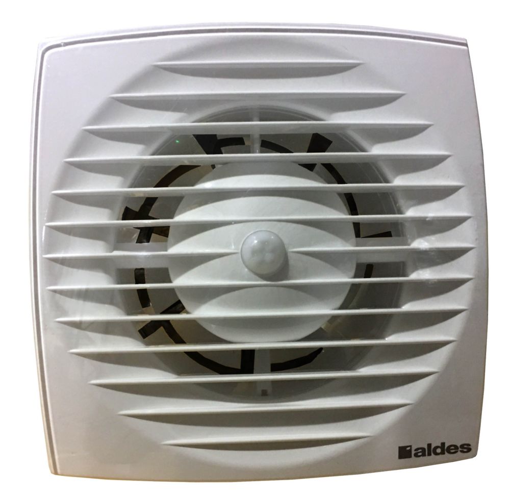 Ventilateur-extracteur de salle de bains ou cuisine 125mm blanc 230V