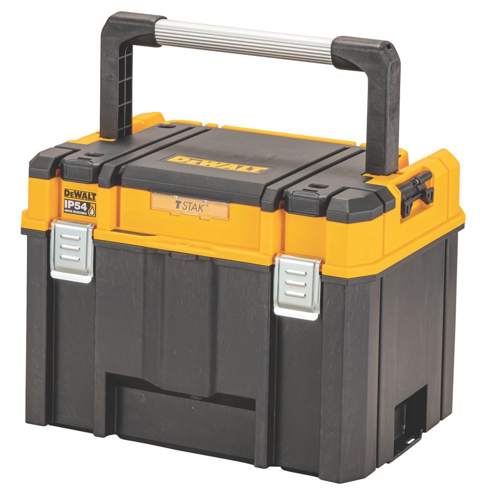 Coffret avec organiseur supérieur et longue poignée DeWalt TSTAK IP54 DWST83343-1