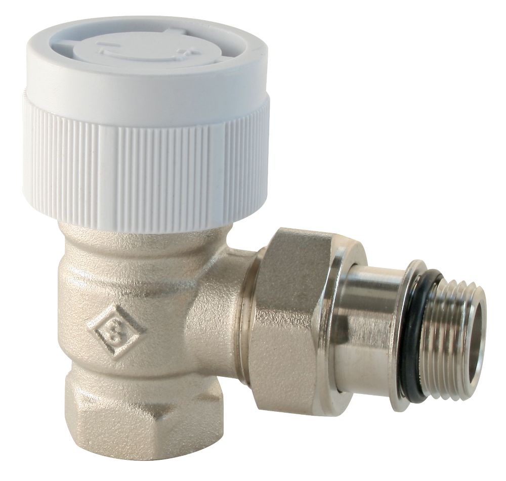 Robinet de radiateur thermostatique coudé Somatherm 3/8" x 3/8"