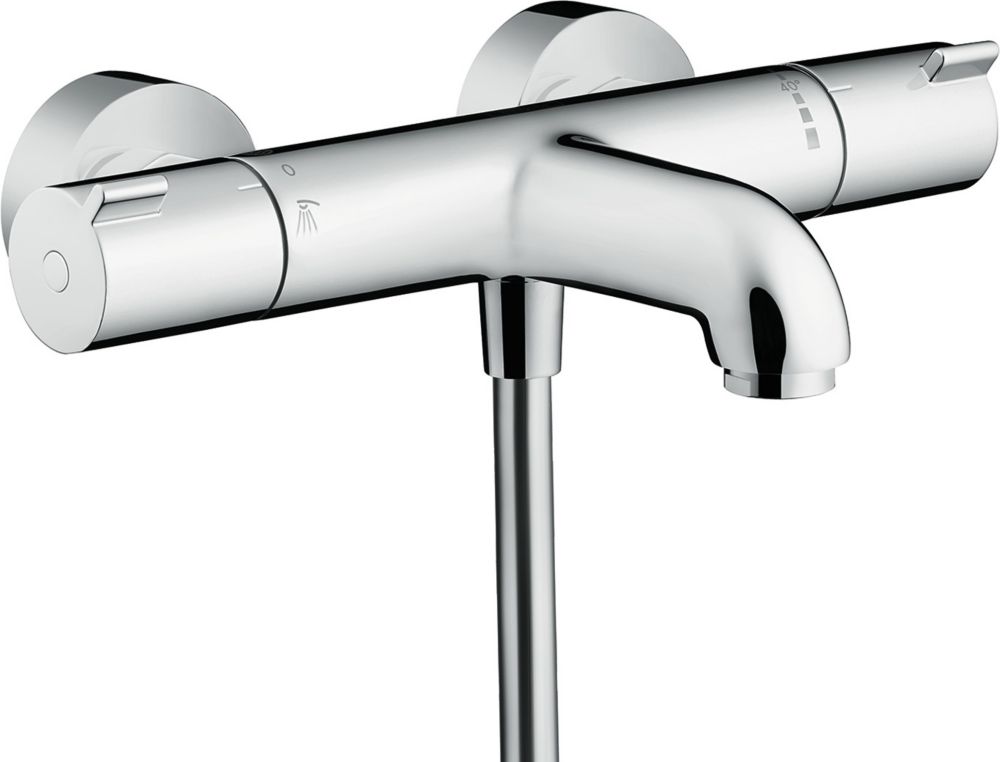 Mitigeur de douche/baignoire thermostatique Hansgrohe Ecostat à installation sur base ou en suspension murale