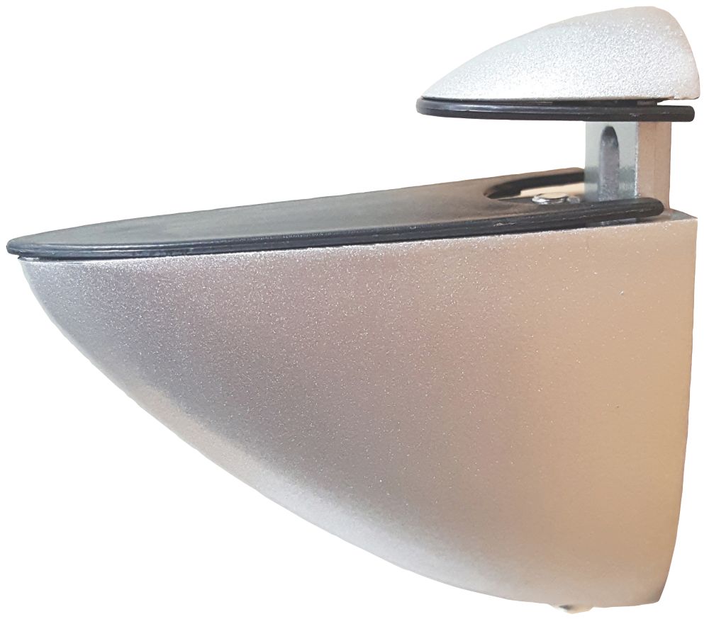 Support d'étagère réglable Select argent 72 x 65mm