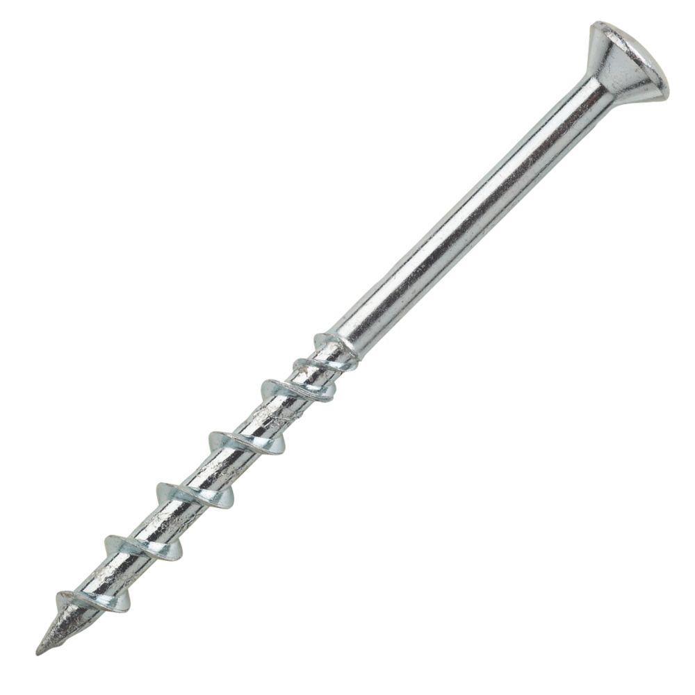 100 vis polyvalentes à tête fraisée et filetage autotaraudeur DeWalt Wall Dog 6mm x 70mm