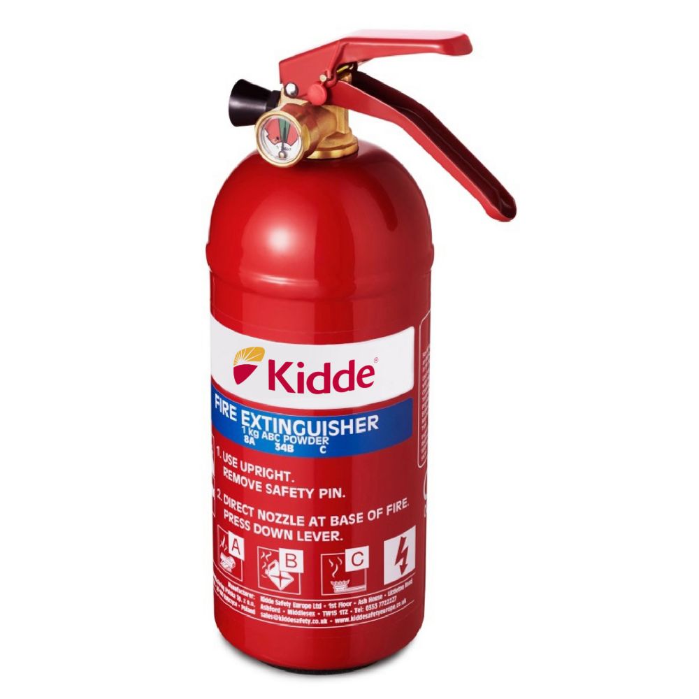 Extincteur à poudre sèche Kidde 1kg