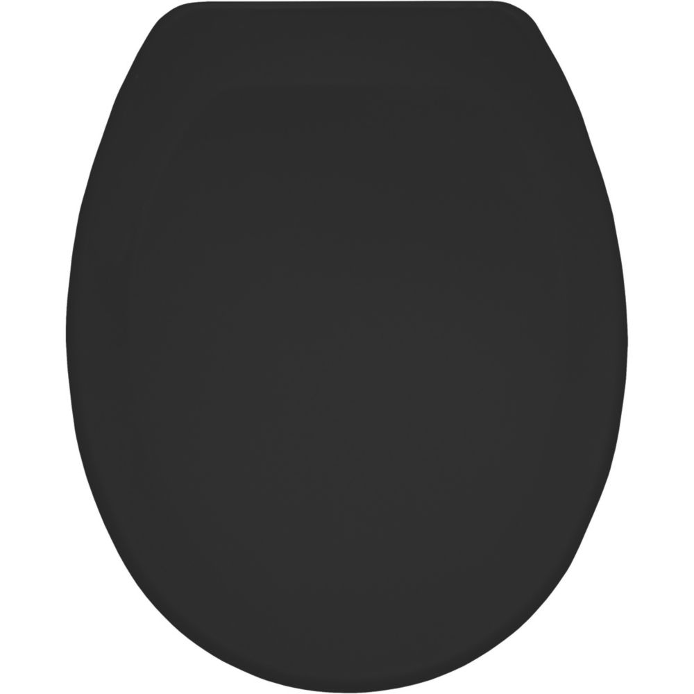 Abattant de WC à fermeture standard Bemis Jersey thermoplastique noir
