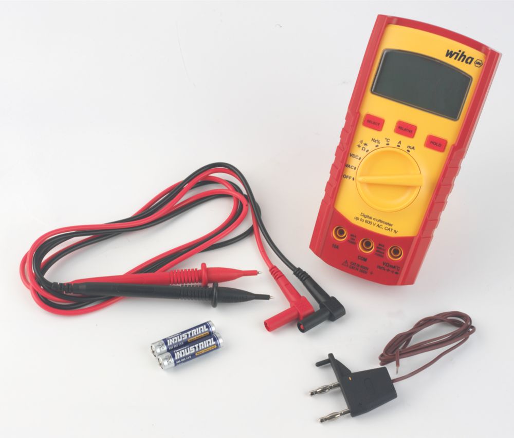 Multimètre numérique CA/CC Wiha 600V