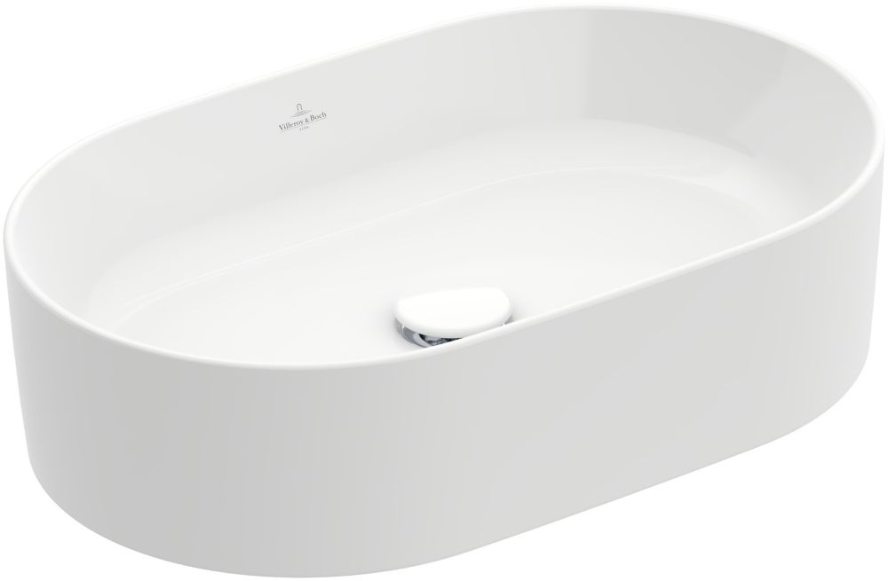 Vasque ovale sans perçage pour robinetterie Villeroy & Boch Collaro 560mm