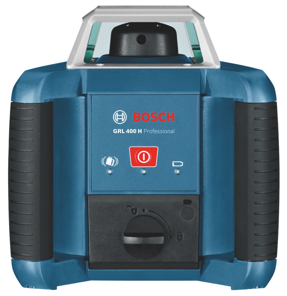 Niveau laser rotatif à mise à niveau automatique rouge GRL400 Bosch avec récepteur