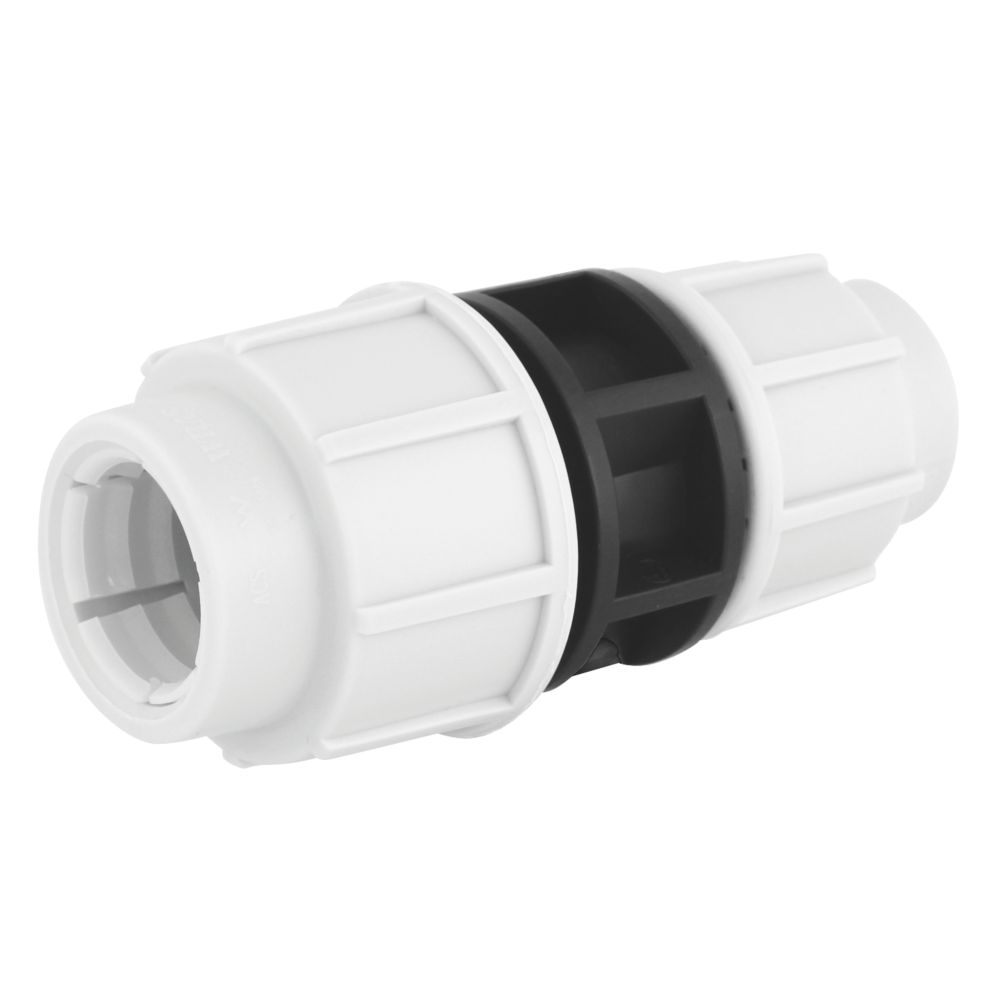 Coupleur à compression Fitt S51225B noir 25mm x 20mm