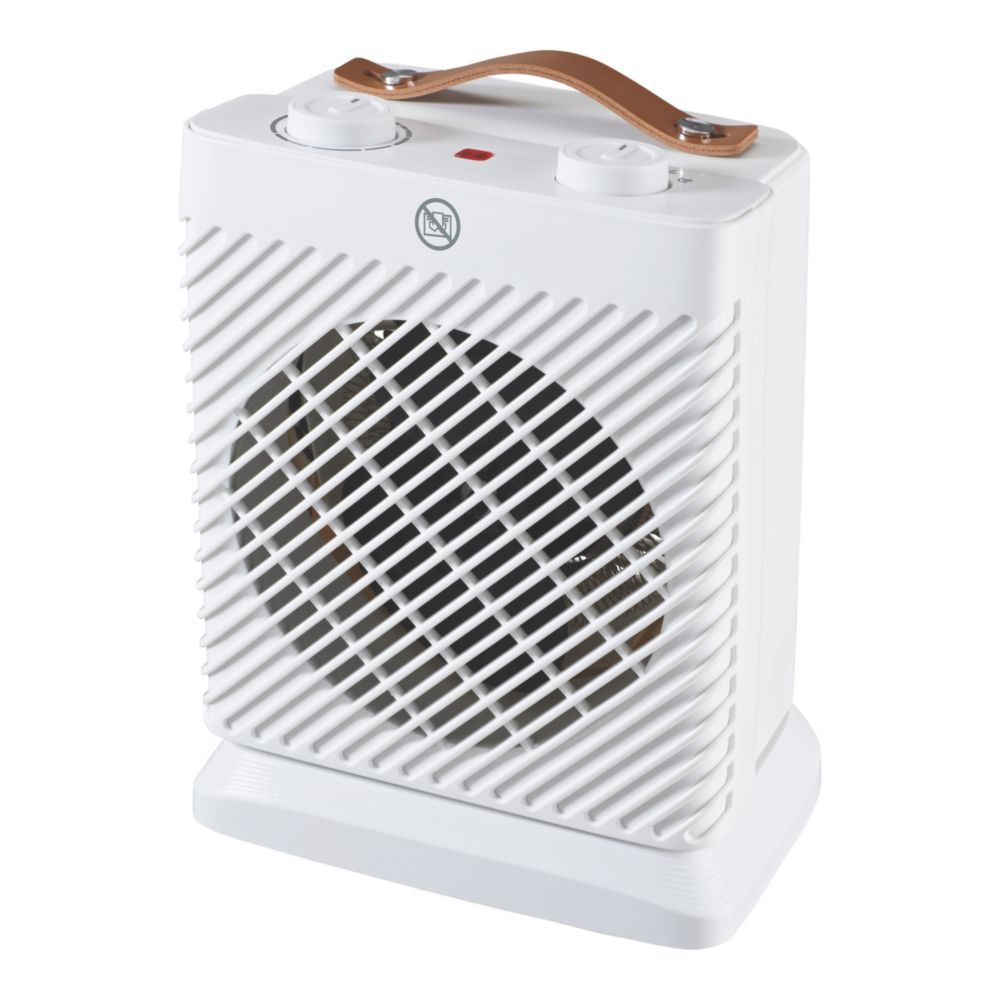 Radiateur électrique oscillant à poser FH126T-S 2000W, blanc
