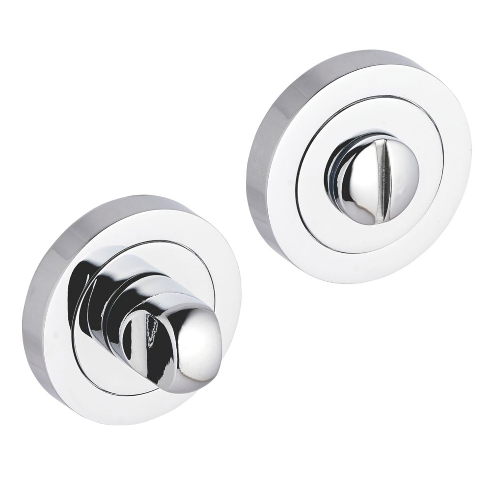 Kit de verrou à bouton à barrette standard Smith & Locke en chrome poli 50mm