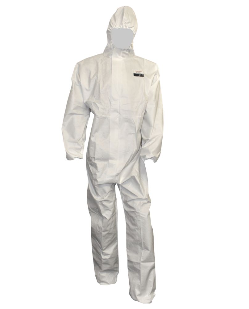 Combinaison de protection jetable à capuche Honeywell Mutex 2 blanche, taille M