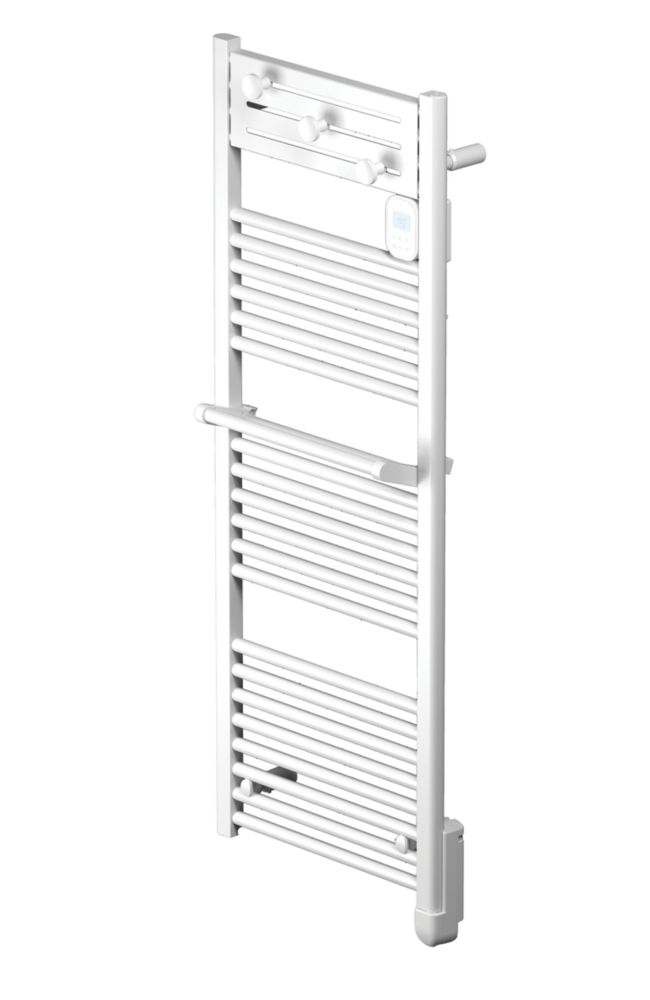 Sèche-serviettes électrique incurvé blanc Noirot 1 389mm x 500mm