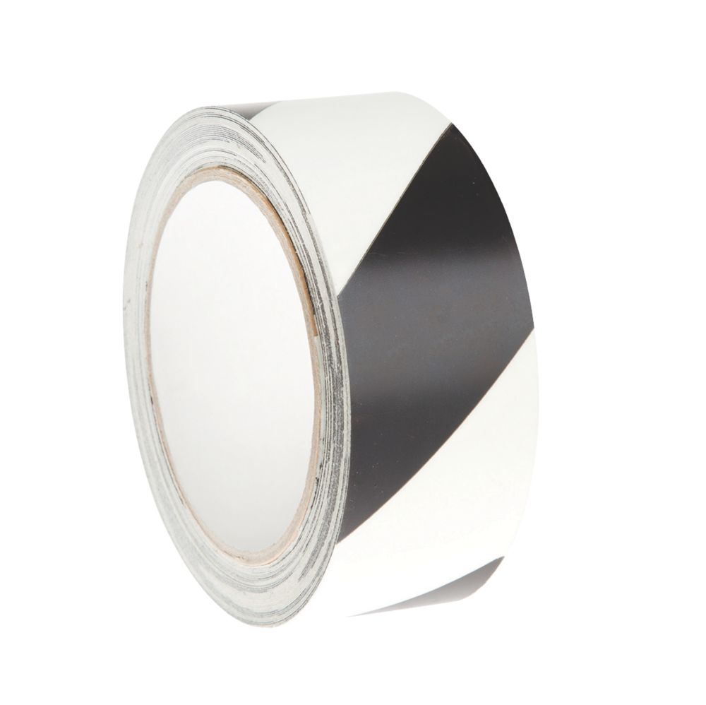 Ruban adhésif de sécurité à chevrons Nite-Glo luminescent / noir 10m x 40mm