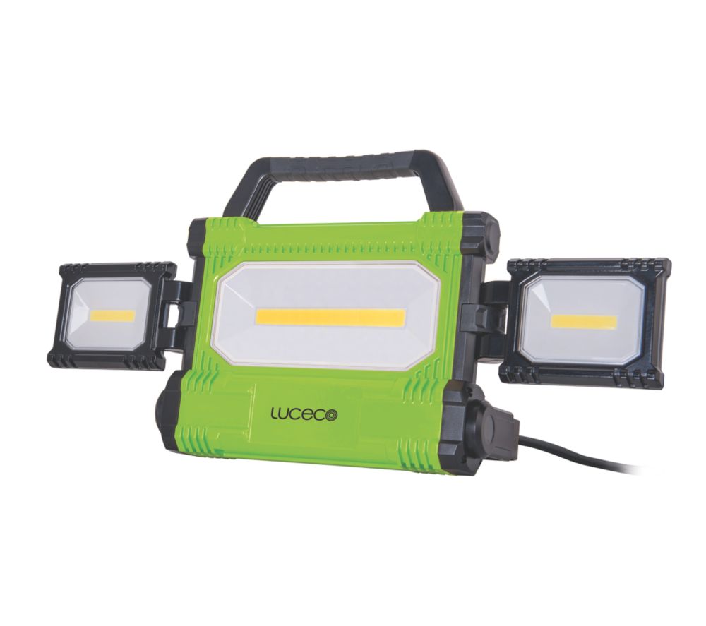 Éclairage de travail à LED ultra-plat Luceco 50W 5 400lm 230V