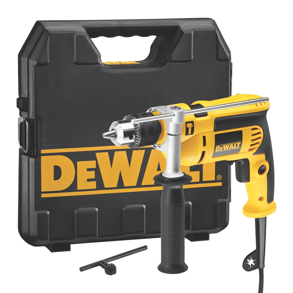 Perceuse à percussion filaire 230V DeWalt DWD024K-QS 701W