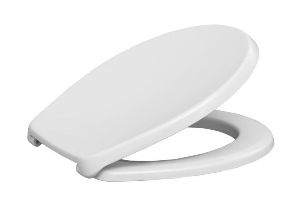 Abattant de WC à fermeture standard en plastique thermodurcissable blanc Siamp Mougins Classic