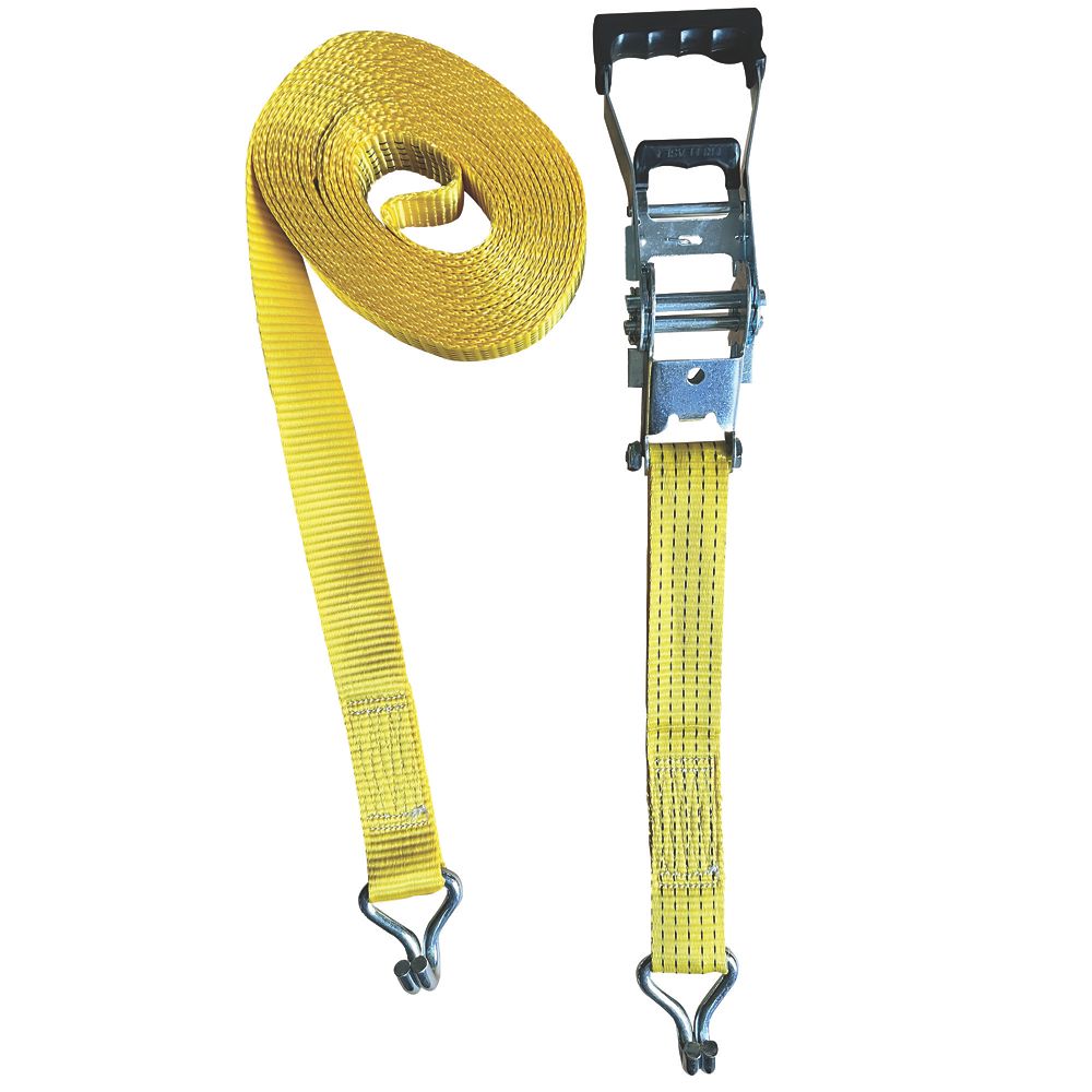 Sangle à cliquet Smith & Locke avec crochets en J 8m x 50mm