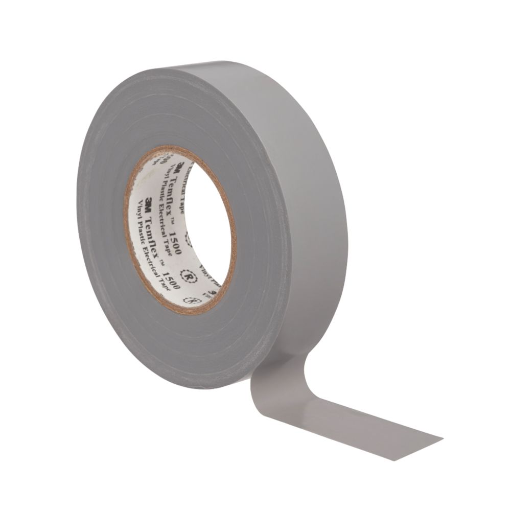 Ruban isolant 3M Temflex gris 25m x 19mm