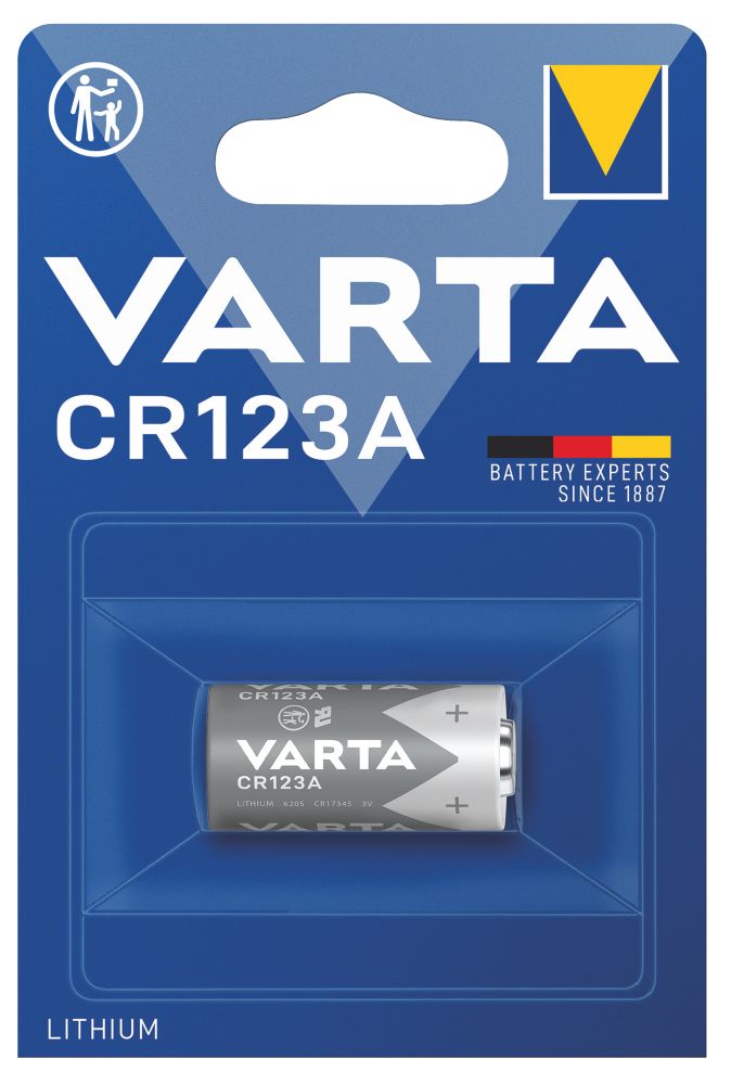 Pile au lithium Varta CR123